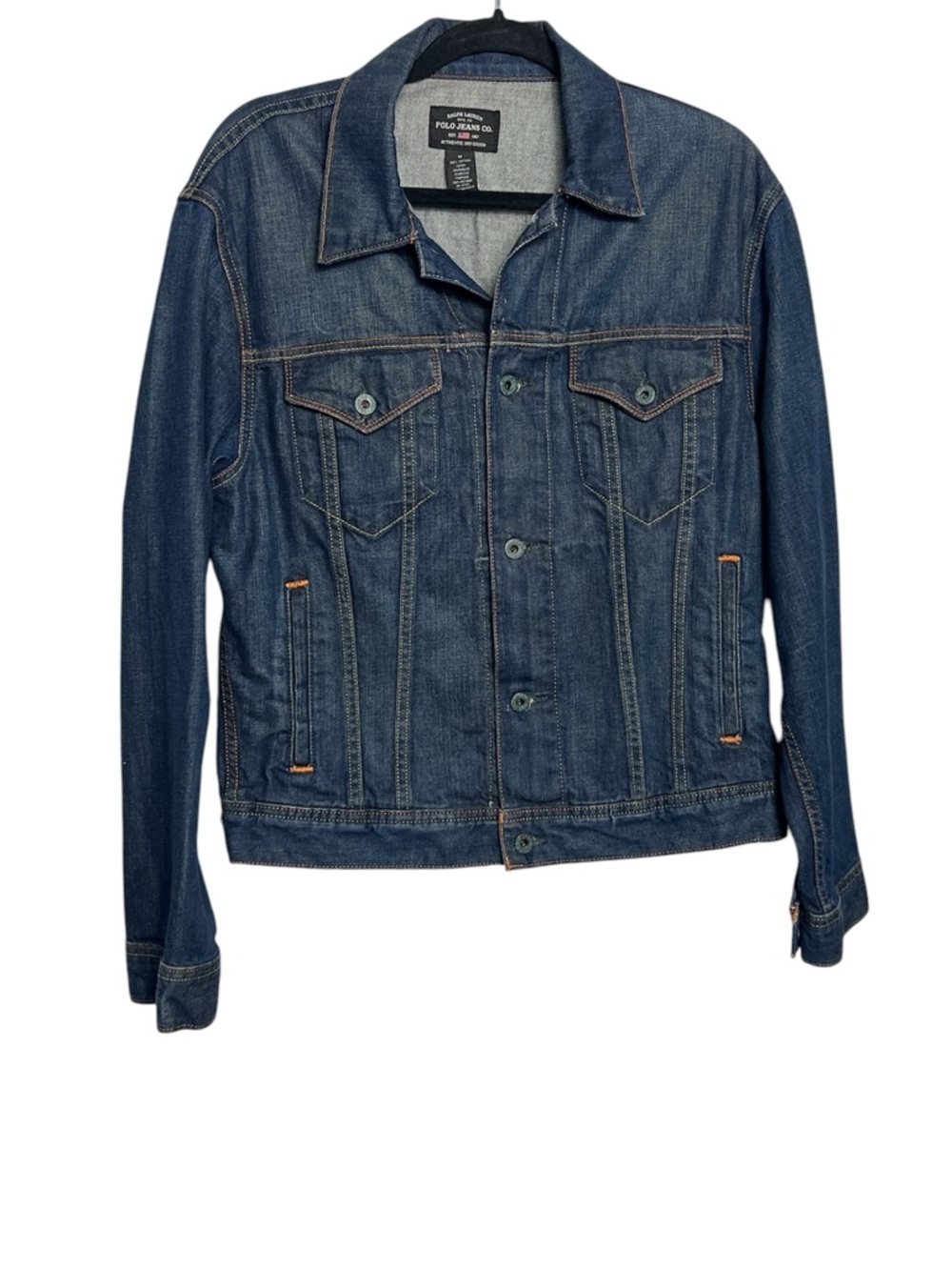 Vintage Ralph Lauren Polo Jeans Co. Decker Jean Jacket Size Medium